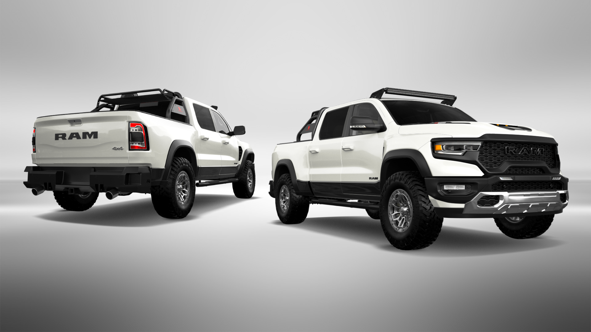 Dodge Ram 1500 TRX 4 Door pickup truck 2021 Images