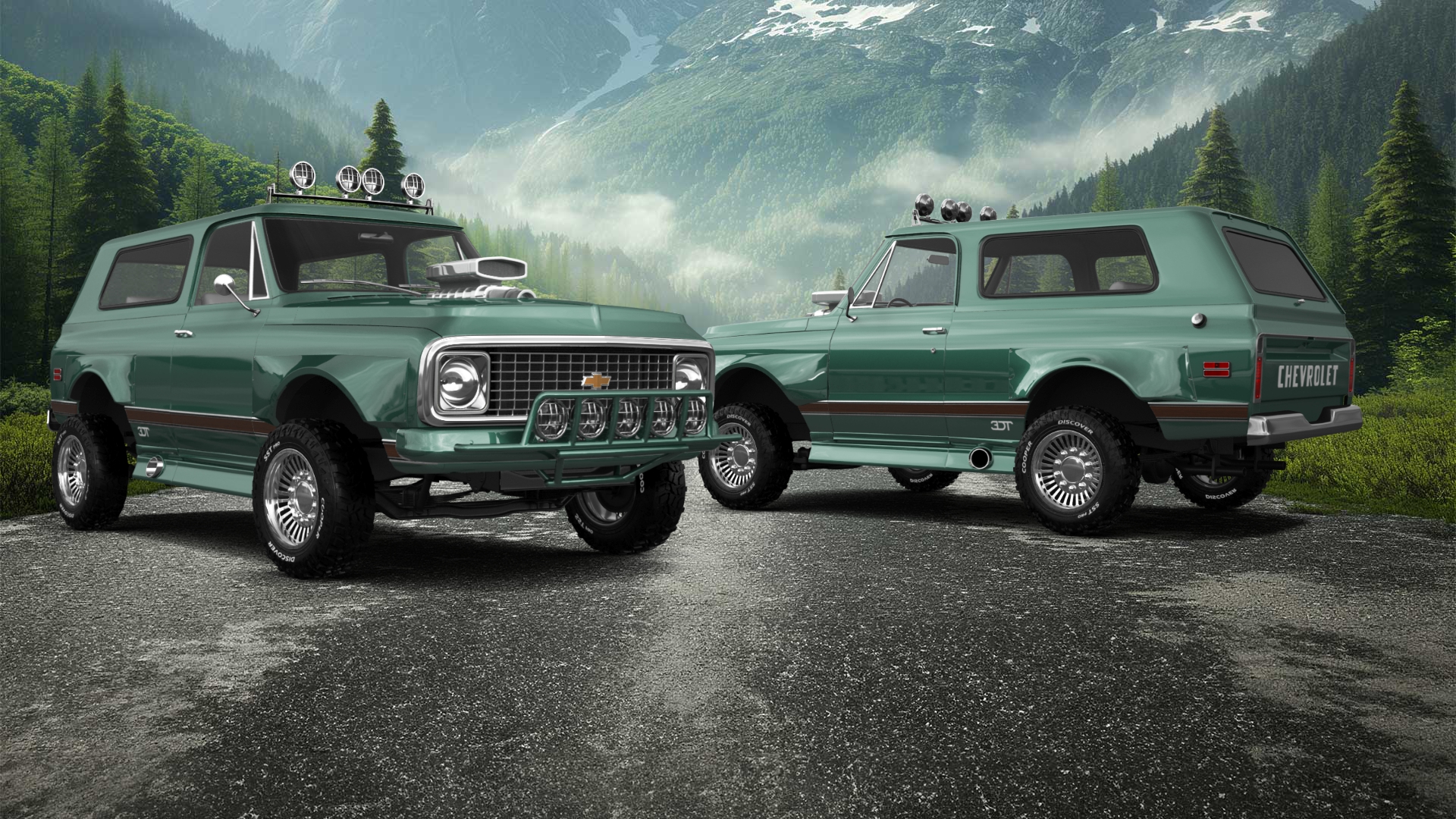 Chevrolet K5 Blazer 2 Door pickup truck 1969 tuning