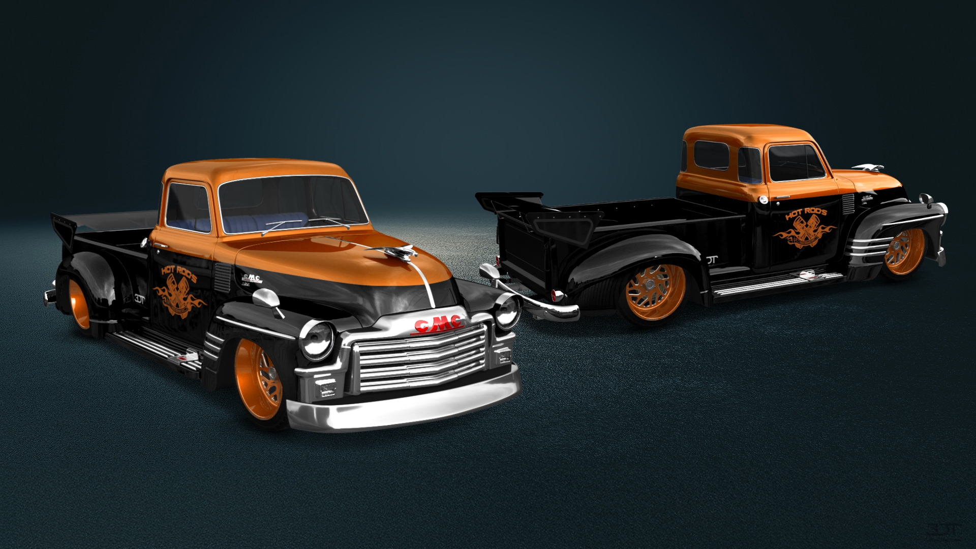 GMC 100 Stepside 2 Door pickup truck 1954