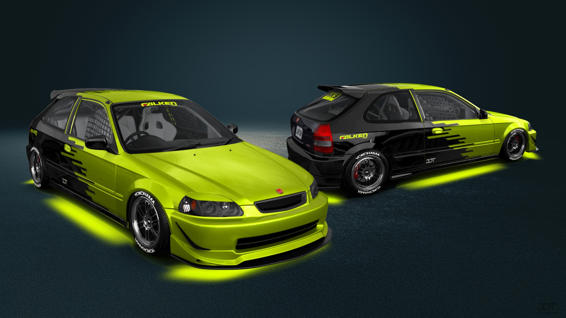 Honda Civic 3 Door Hatchback 1997 tuning