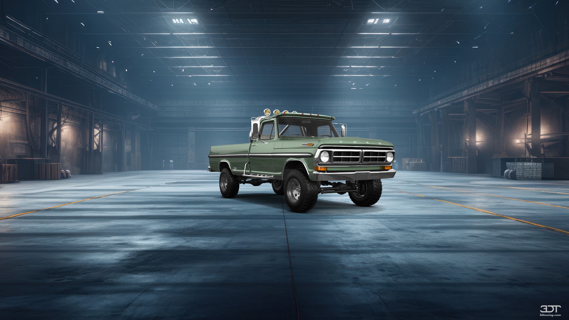 Ford F-250 2 Door pickup truck 1971 tuning