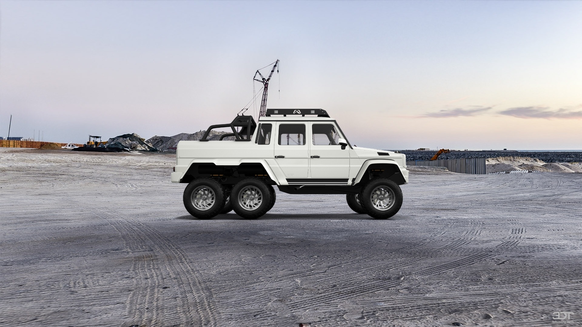 Mercedes G 63 AMG 6x6 4 Door pickup truck 2013 tuning