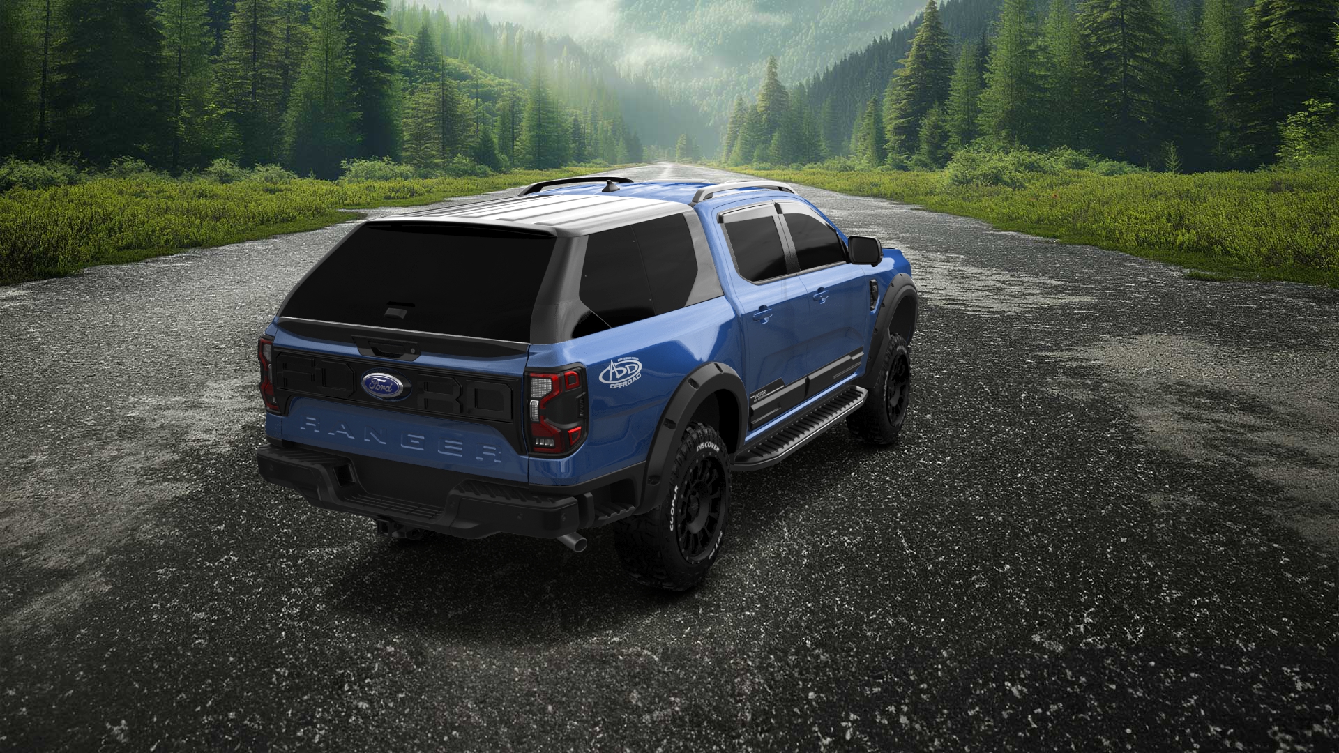 Ford Ranger 4 Door pickup truck 2022 tuning