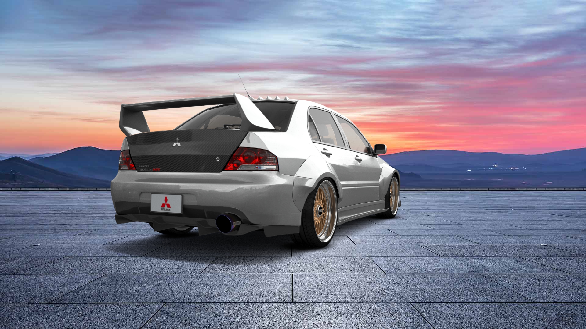 Mitsubishi Lancer Evo IX 4 Door Saloon 2005 tuning