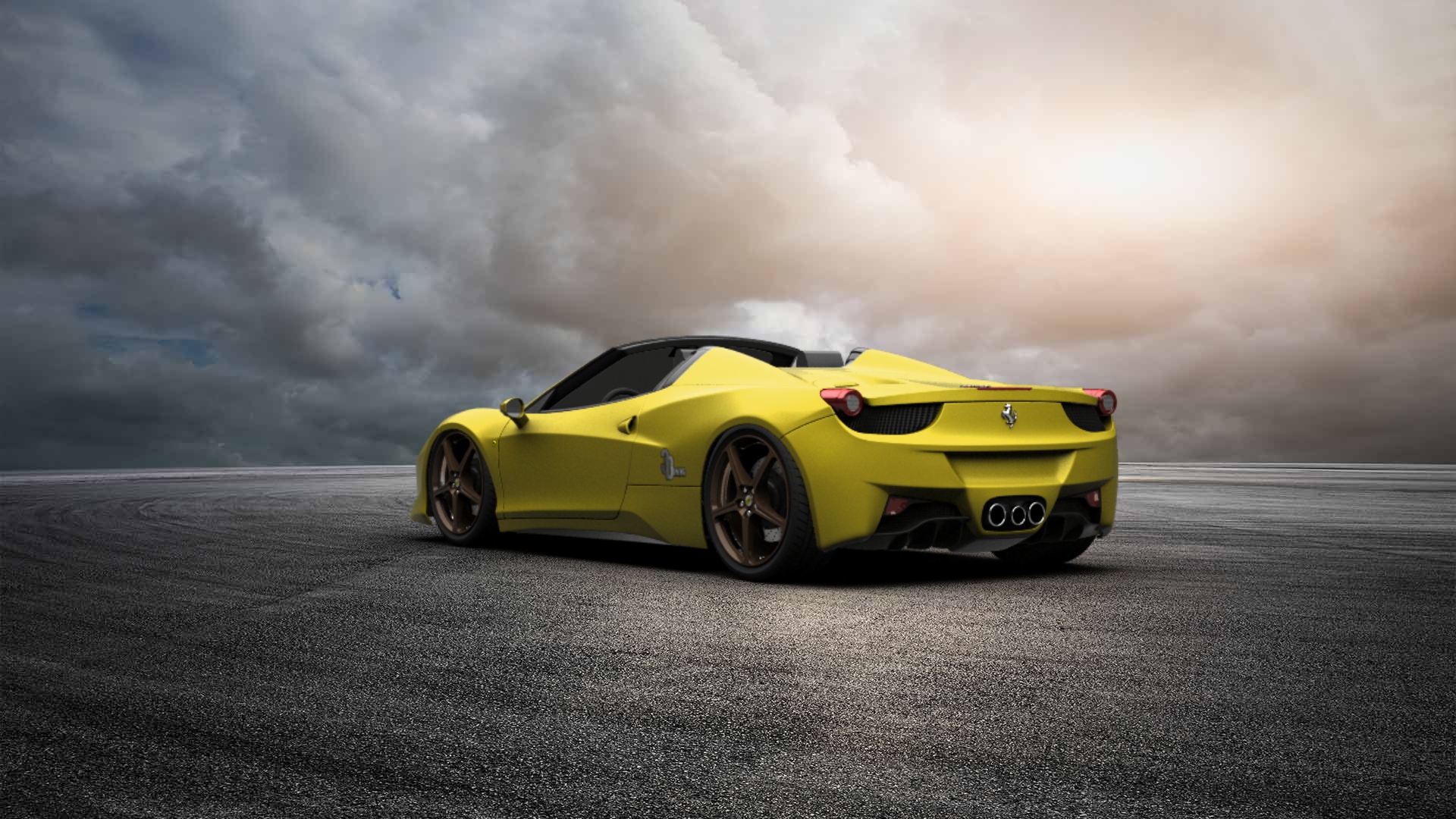 Ferrari 458 Spyder Coupe Convertible 2012