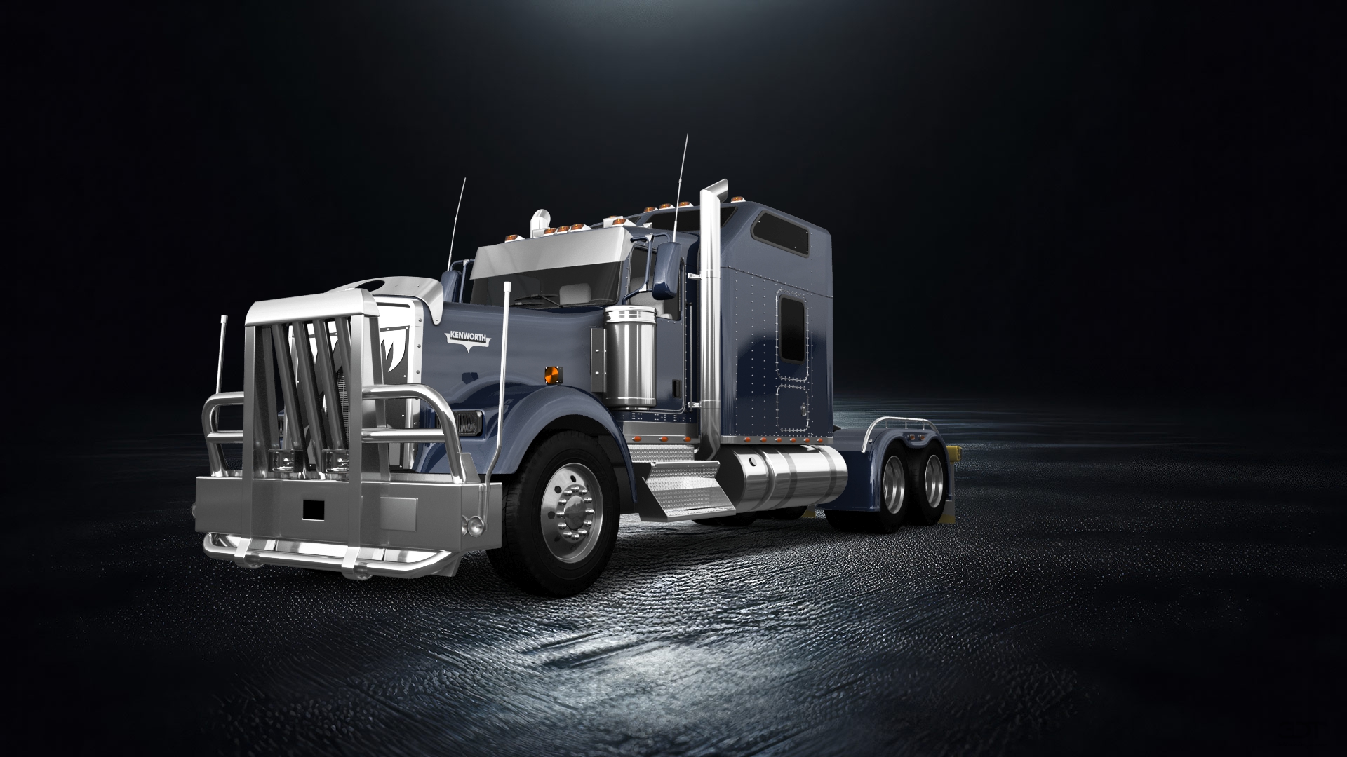 Kenworth W900 Sleeper Cab Truck 2015 tuning
