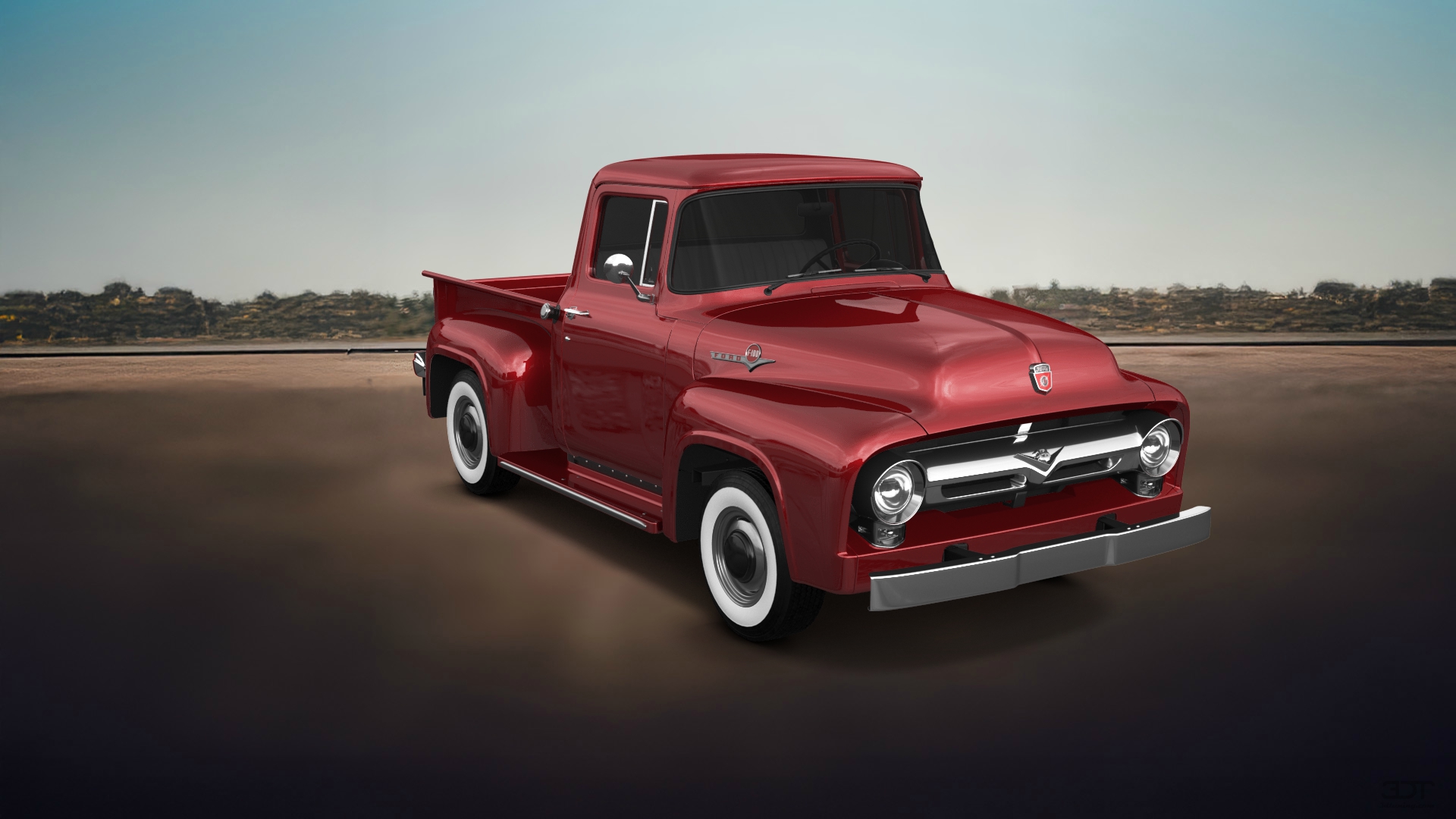 Ford F-100 2 Door truck 1956 tuning