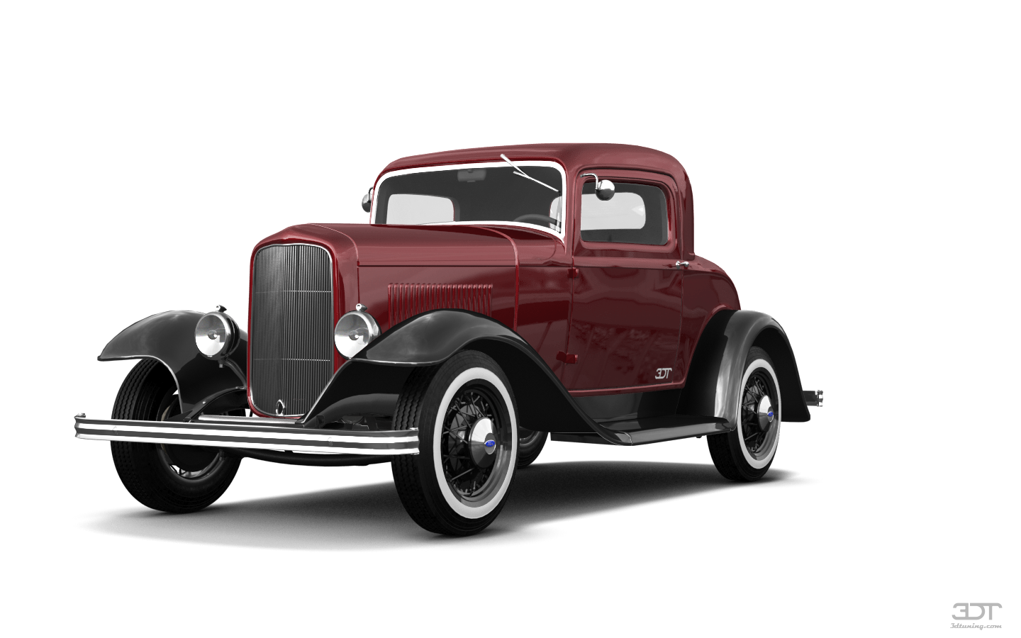 Tuning Ford Model B Deluxe 2 Door Coupe 1932