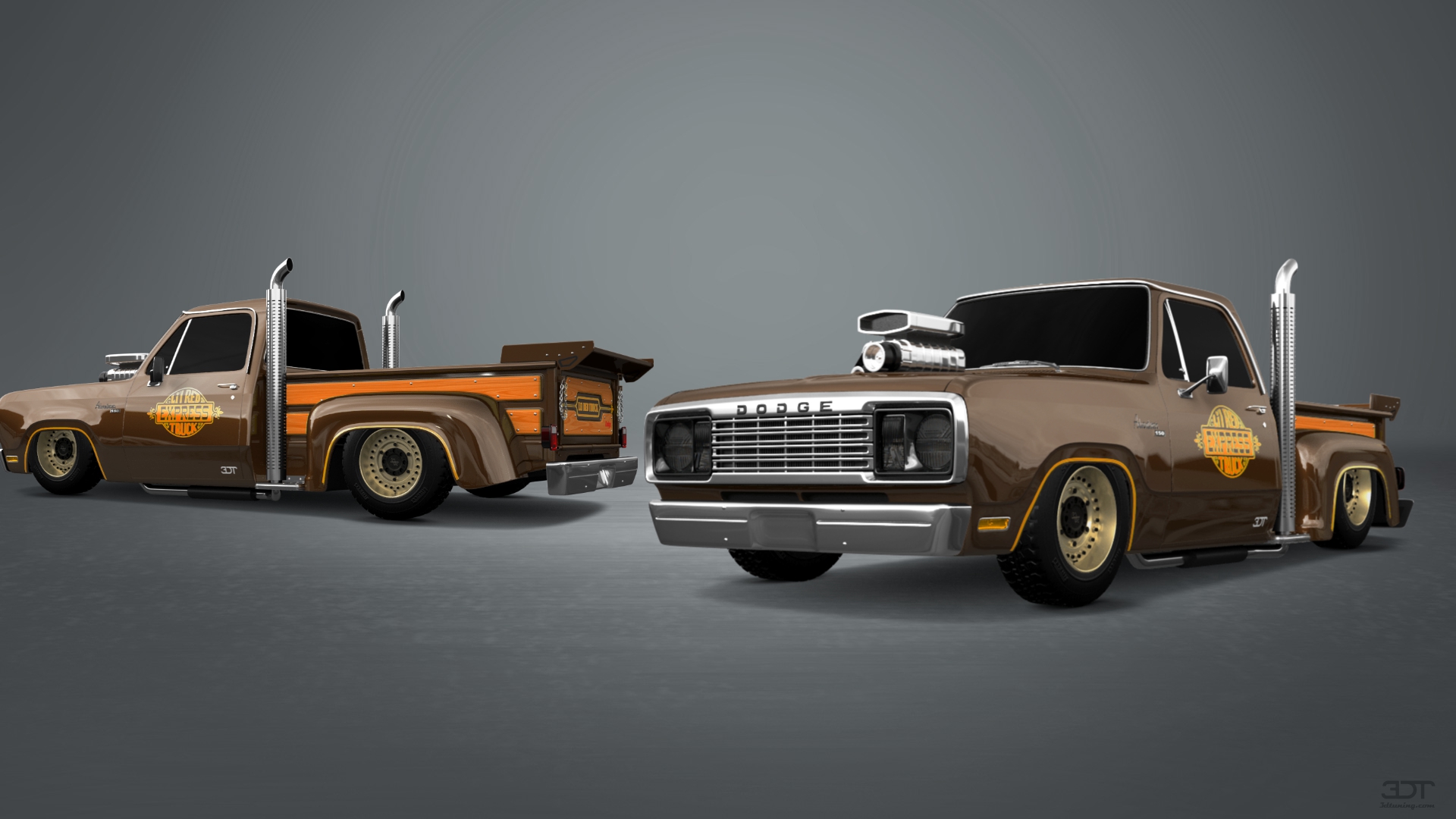 Dodge Lil Red Express 2 Door pickup truck 1978 tuning