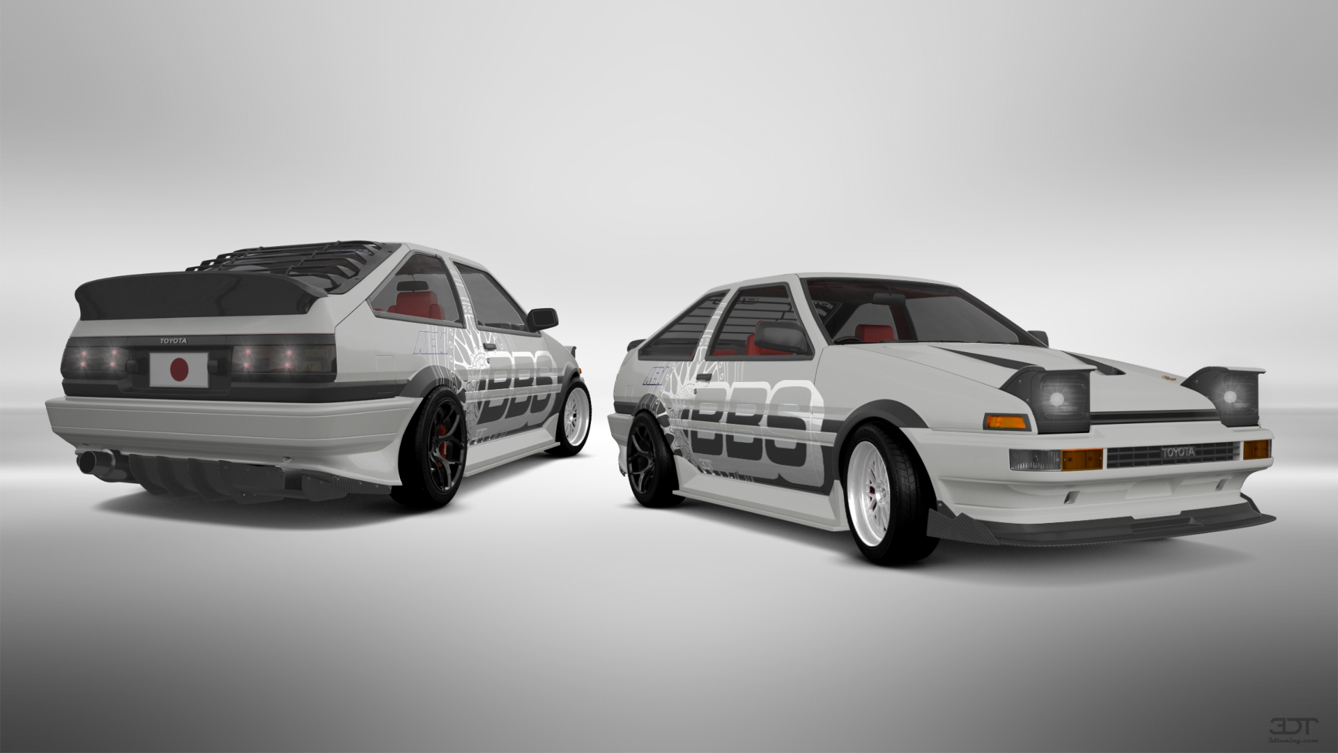 Toyota AE86 3 Door Hatchback 1985 tuning