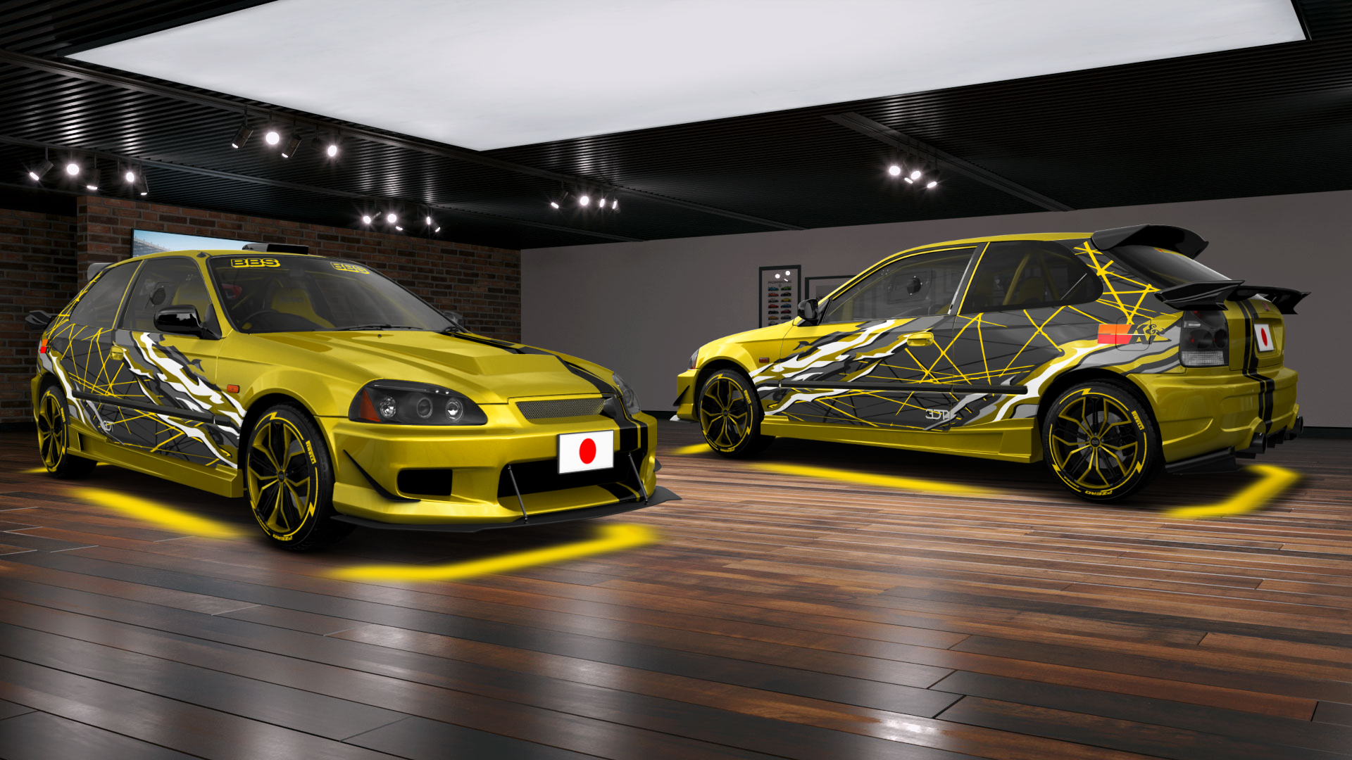 Honda Civic 3 Door Hatchback 1997 tuning