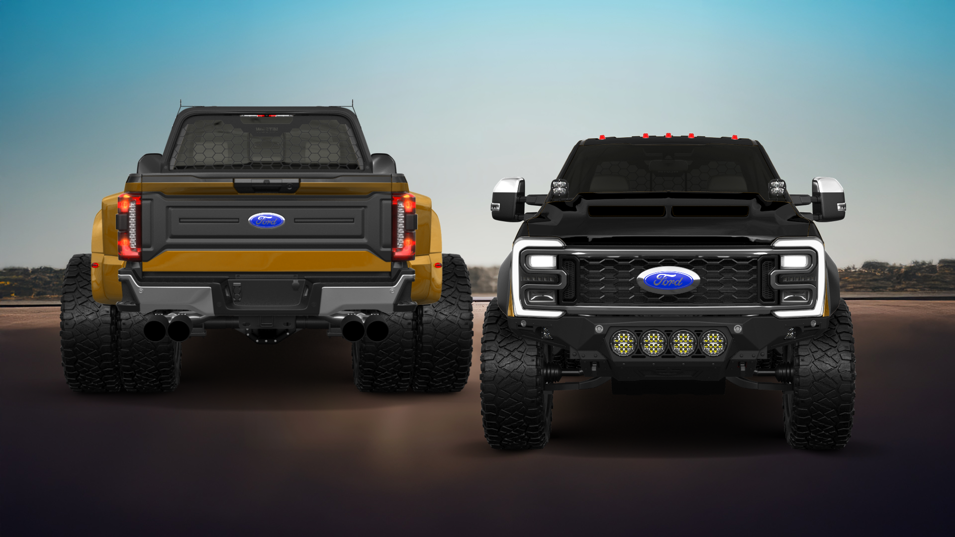 Ford F-350 DRW Crew Cab 4 Door pickup truck 2023 Images