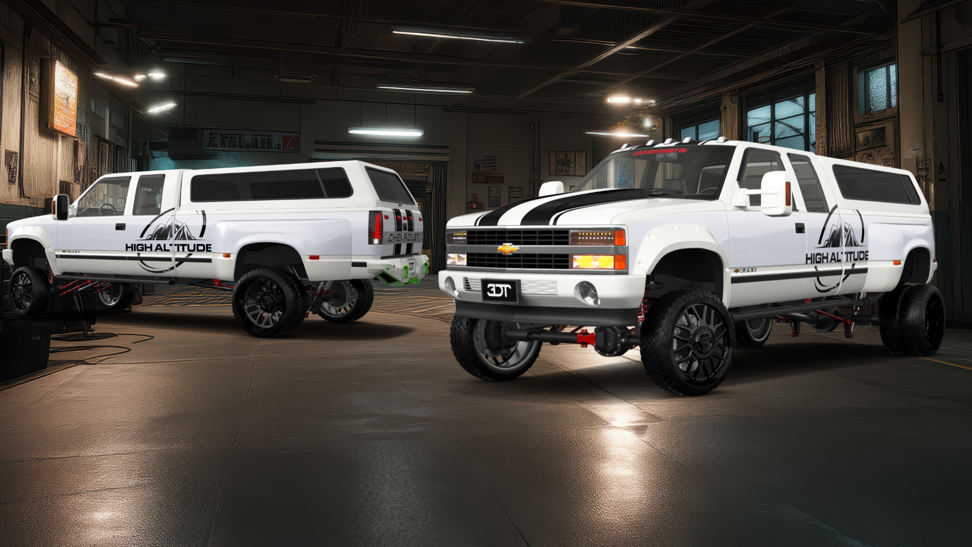 Chevrolet K3500 Extended Cab Pickup Truck 1988 tuning