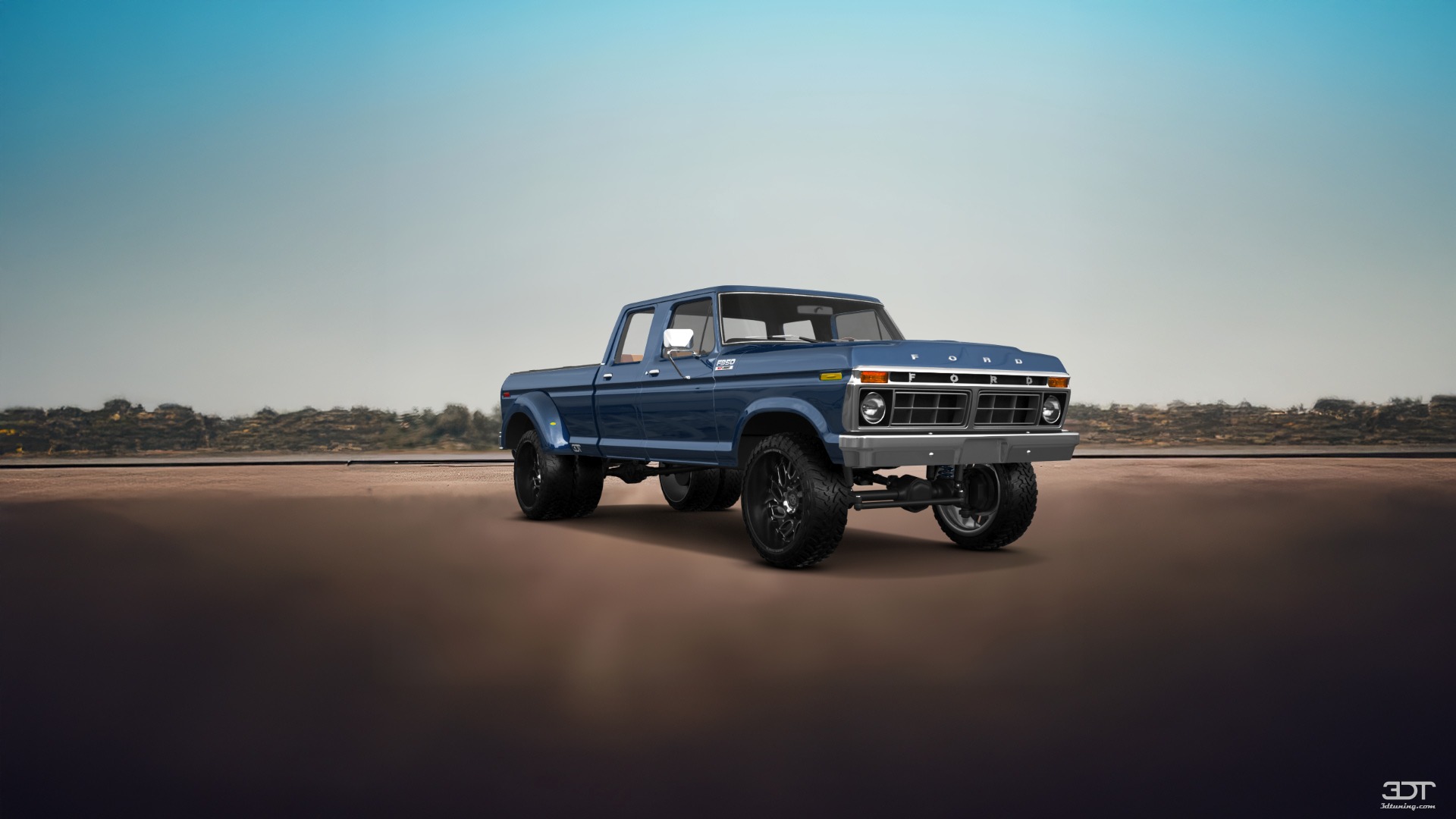 Ford F-350 Dually 4 Door pickup truck 1973