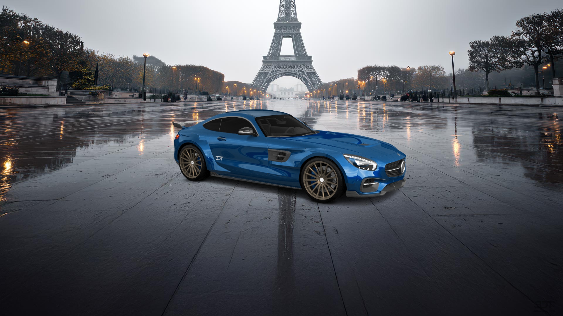 Mercedes AMG GT 2 door fastback coupe 2015 tuning