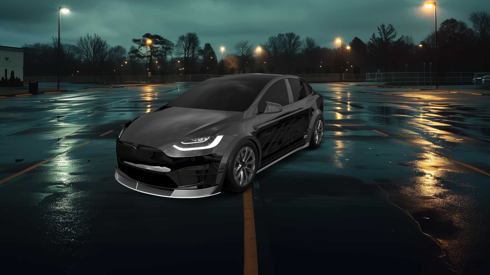 Tesla Model X 5 Door SUV 2024 tuning