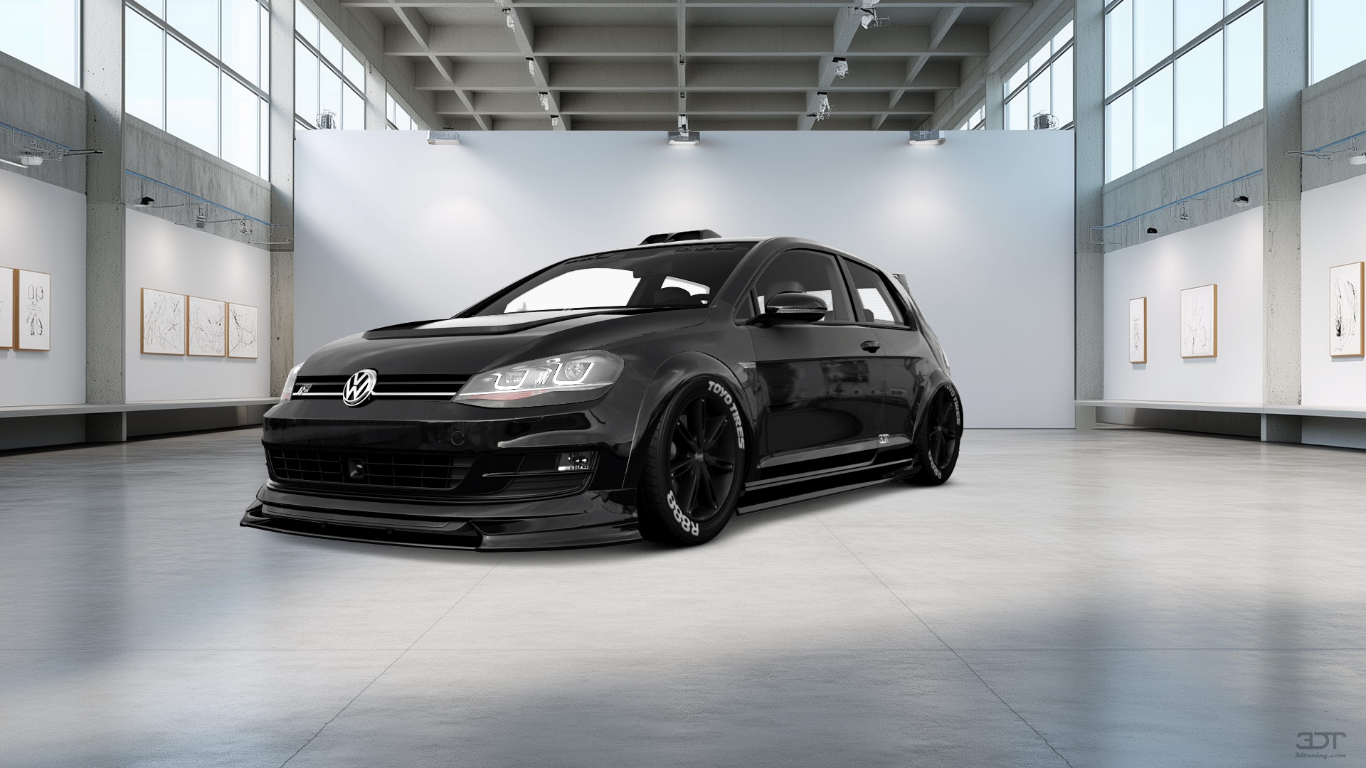 Volkswagen Golf 7 3 Door Hatchback 2013 tuning