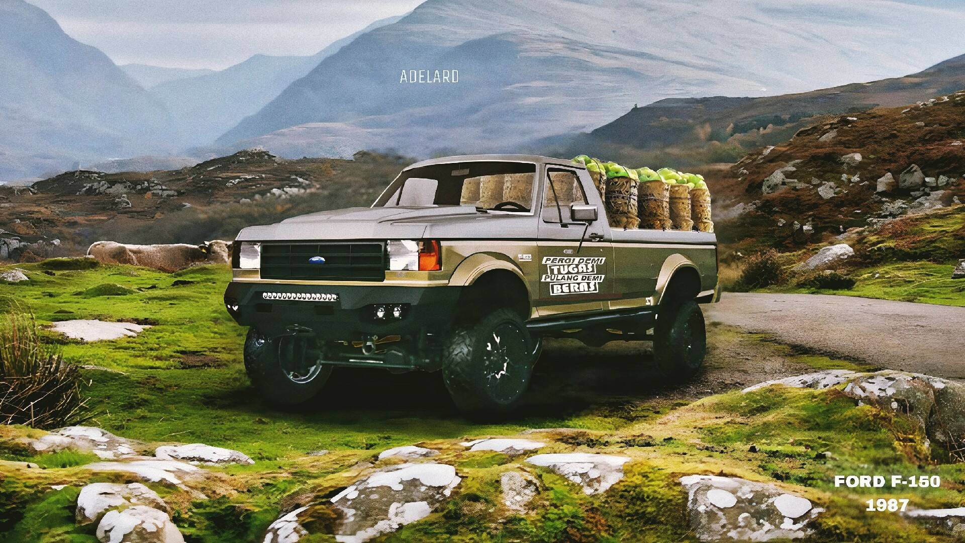 Ford F-150 2 Door pickup truck 1987