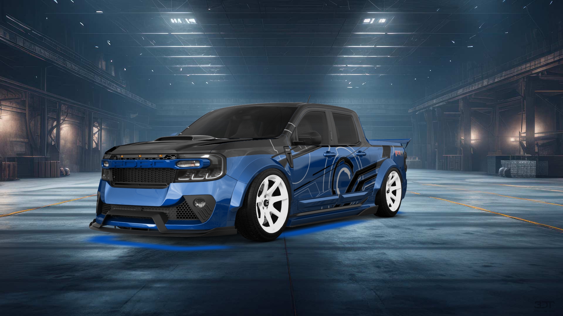 Ford Maverick 4 Door pickup truck 2022 tuning