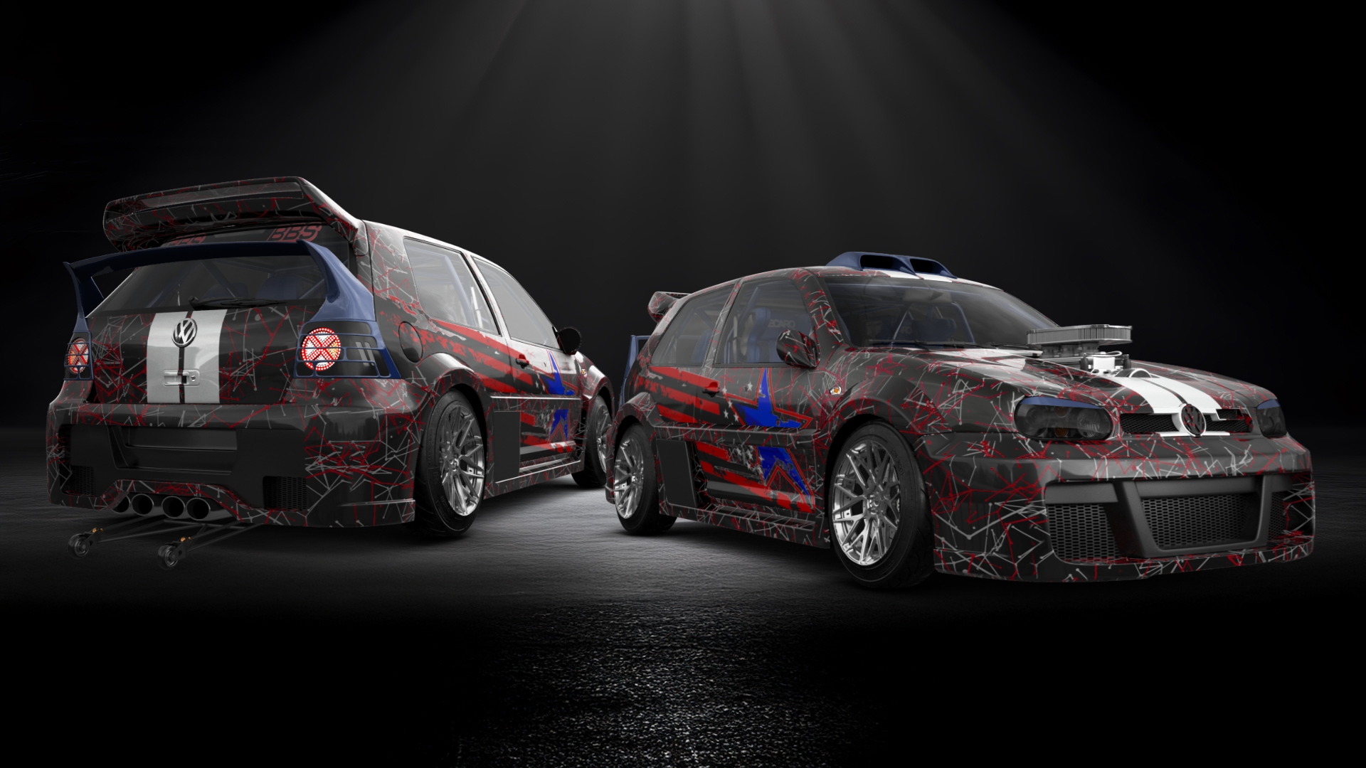 Volkswagen Golf 4 (mk4) 3 Door Hatchback 1997 tuning