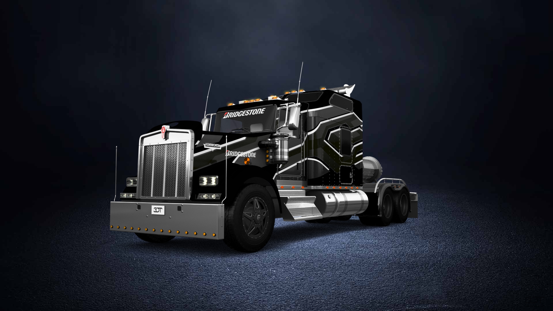 Kenworth W900 Sleeper Cab Truck 2015