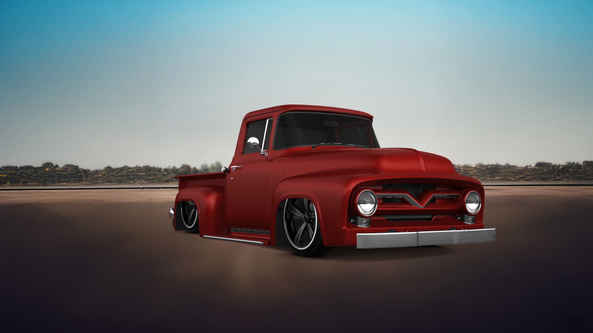 Ford F-100 2 Door truck 1956 tuning