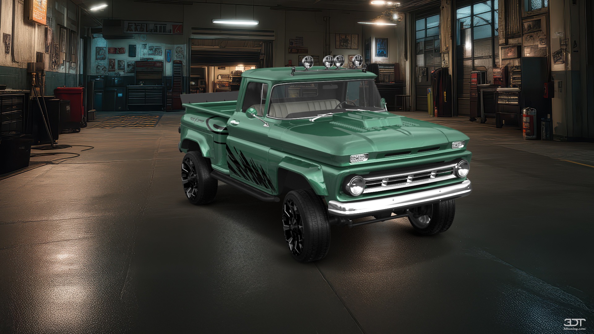 Chevrolet C-10 Stepside 2 Door pickup truck 1963 tuning