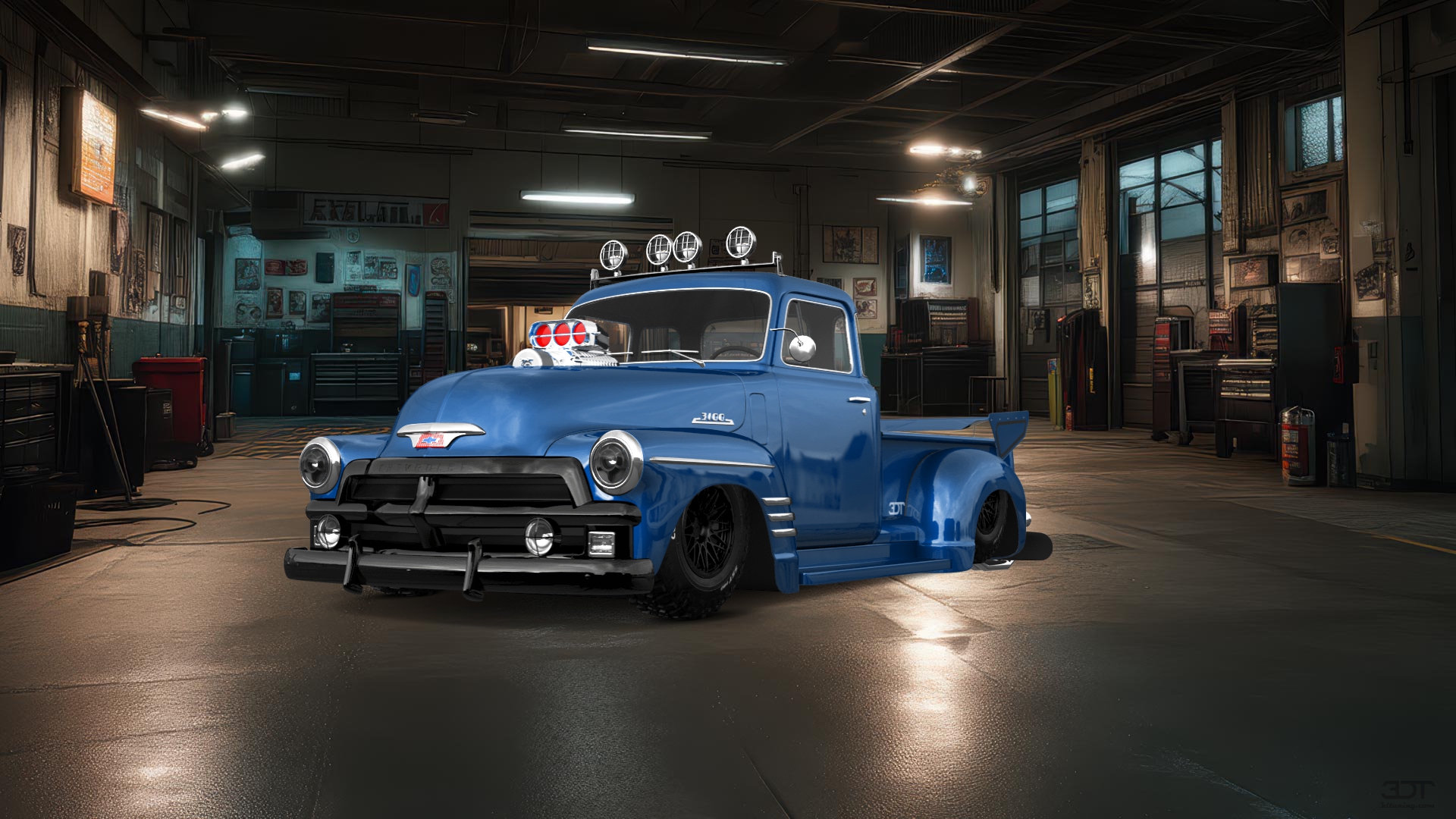 Chevrolet 3100 2 Door pickup truck 1954 tuning