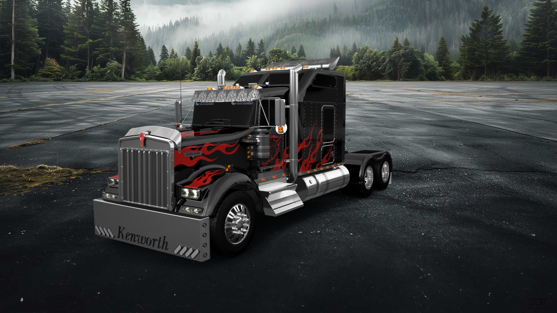 Kenworth W900 Sleeper Cab Truck 2015