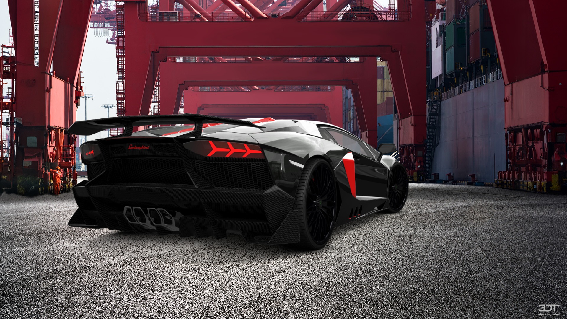 Lamborghini Aventador 2 Door Coupe 2012 tuning