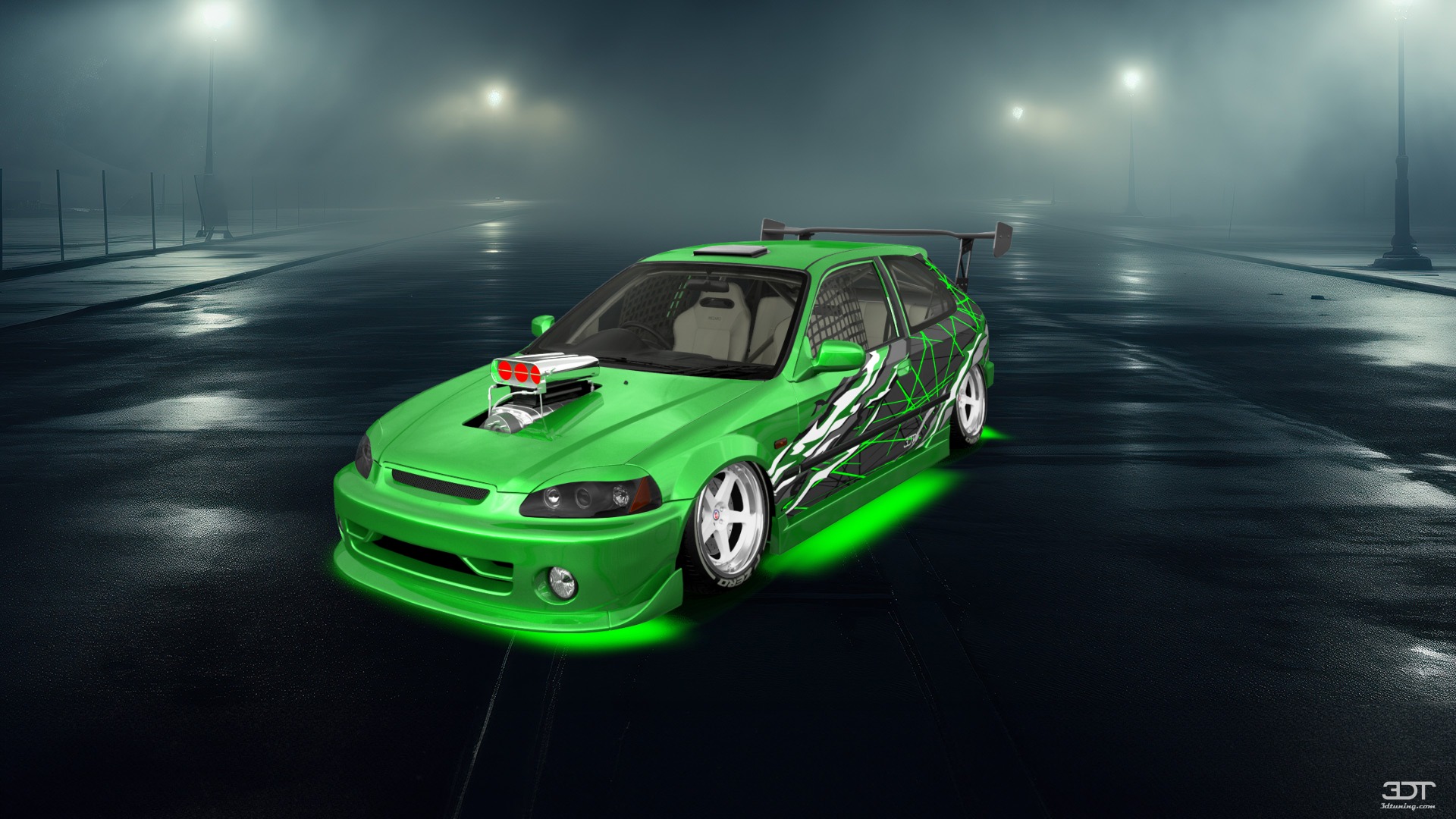 Honda Civic 3 Door Hatchback 1997 tuning