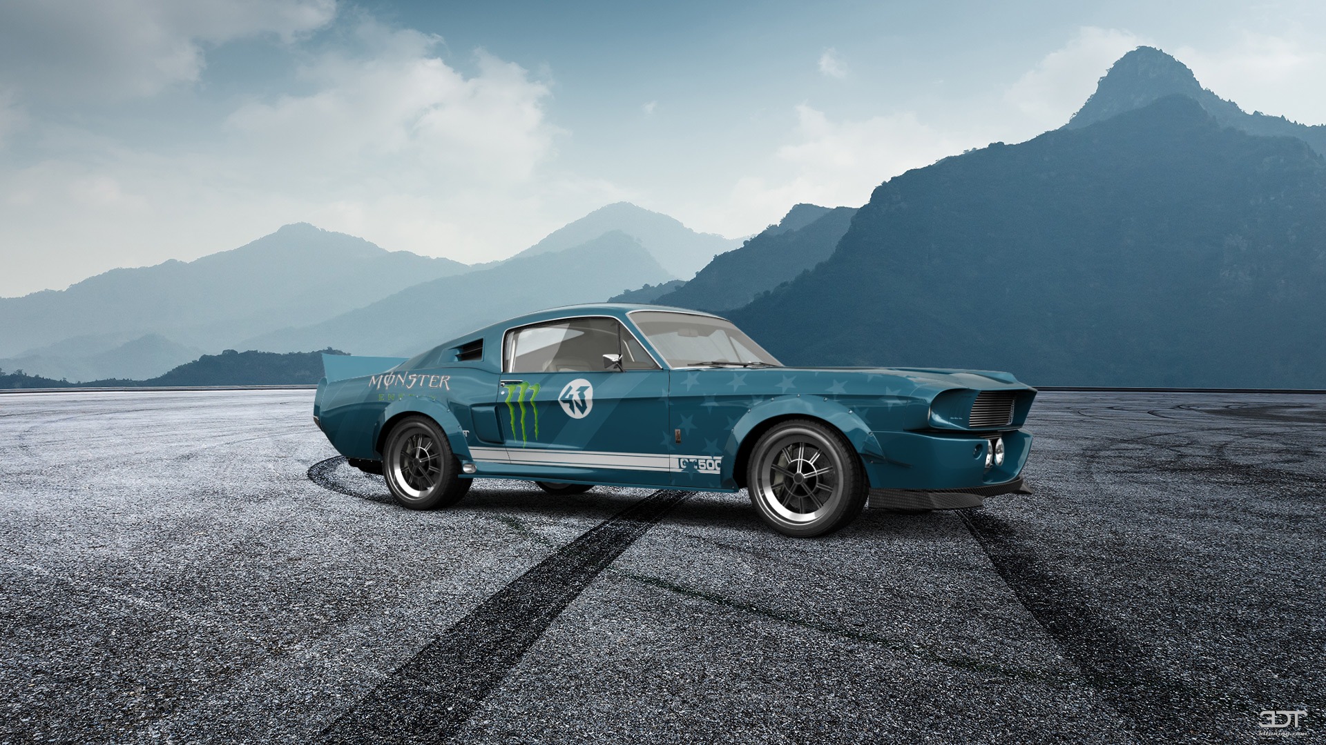Mustang GT500 2 Door Coupe 1968 tuning