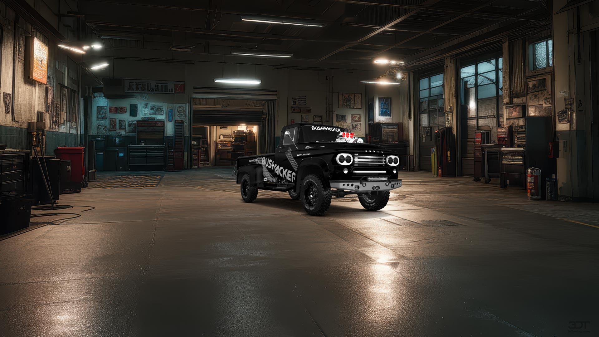 Dodge Power Wagon W300 2 Door pickup truck 1958 tuning