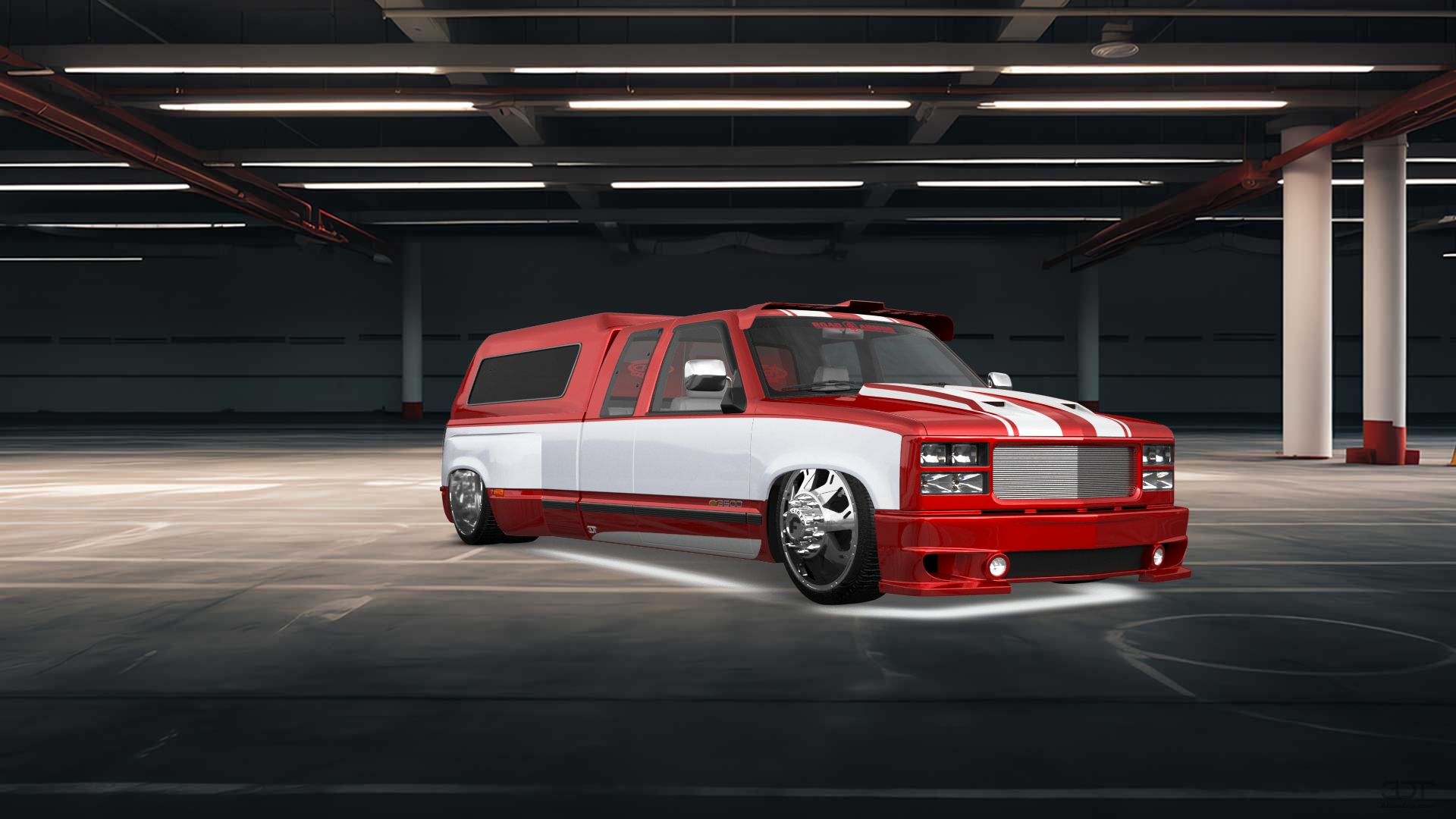 Chevrolet K3500 Extended Cab Pickup Truck 1988