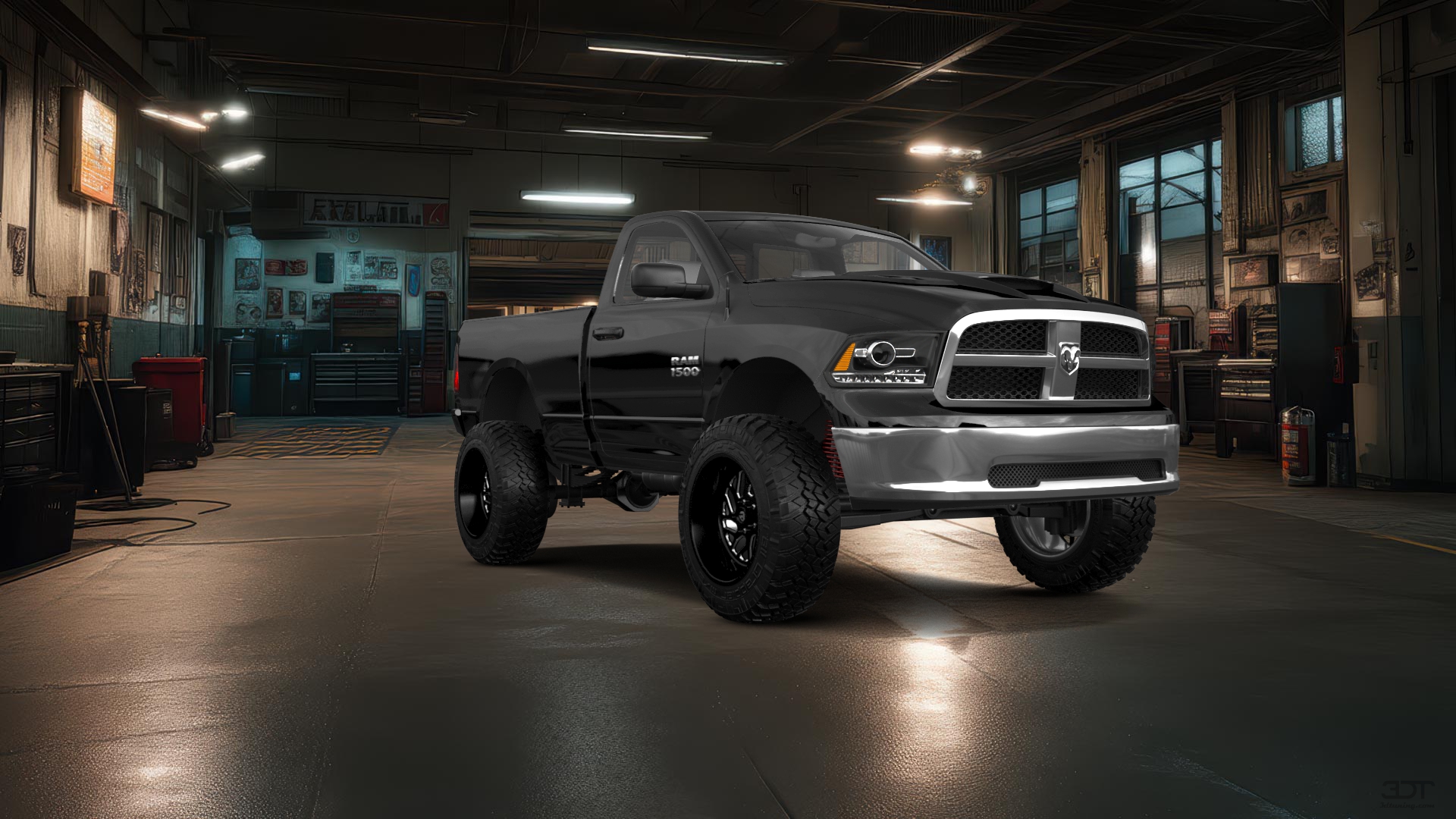 Dodge Ram 1500 6.4' box Regular Cab 2 Door pickup truck 2009 tuning