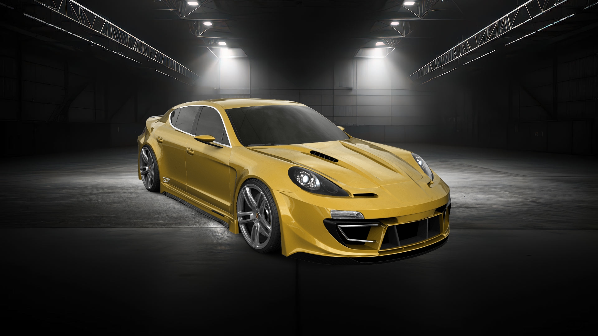 Porsche Panamera 4 door fastback saloon 2011 tuning