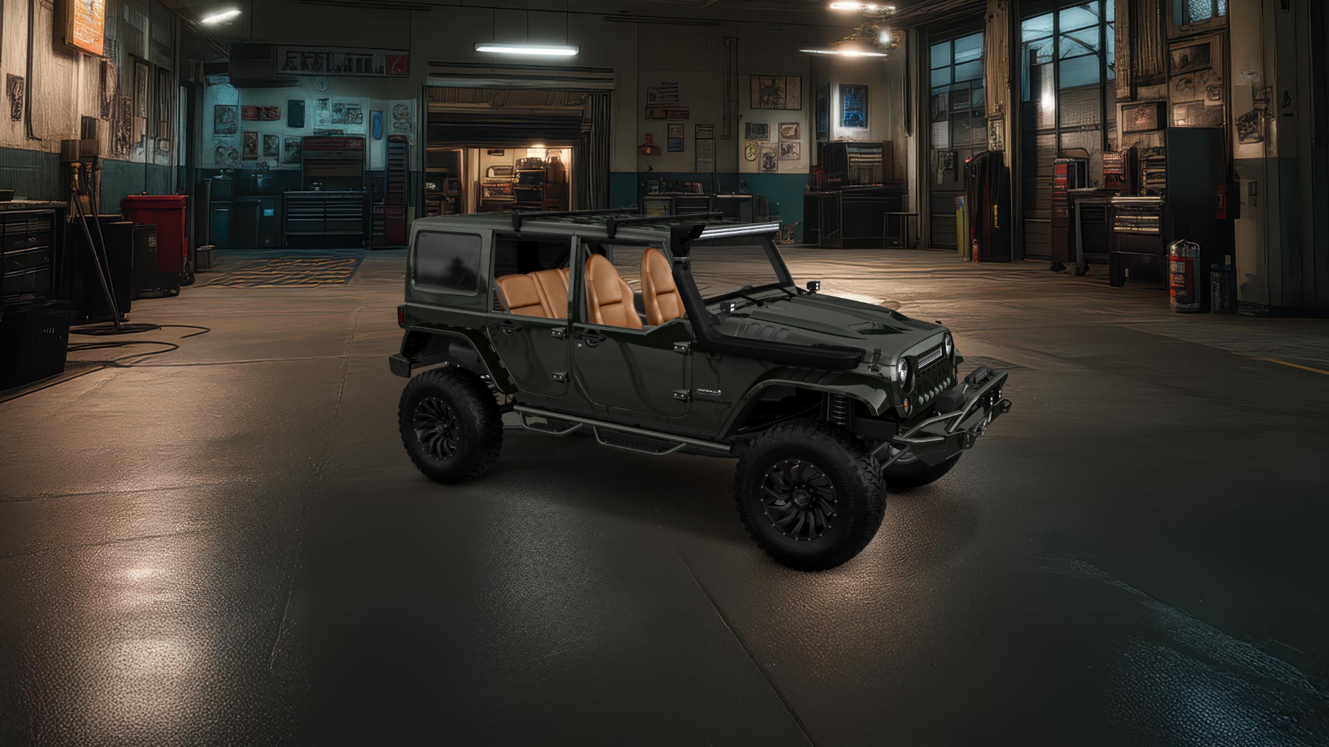 Jeep Wrangler Unlimited JK Rubicon Recon 4 Door SUV 2017 tuning