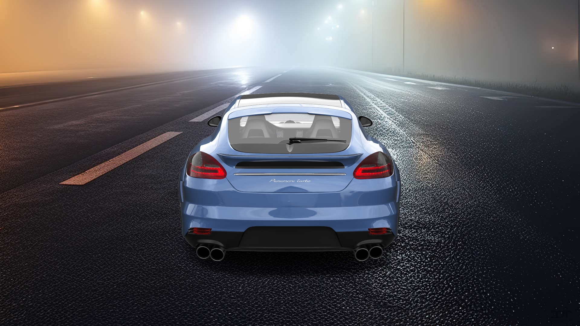 Porsche Panamera 4 door fastback saloon 2011