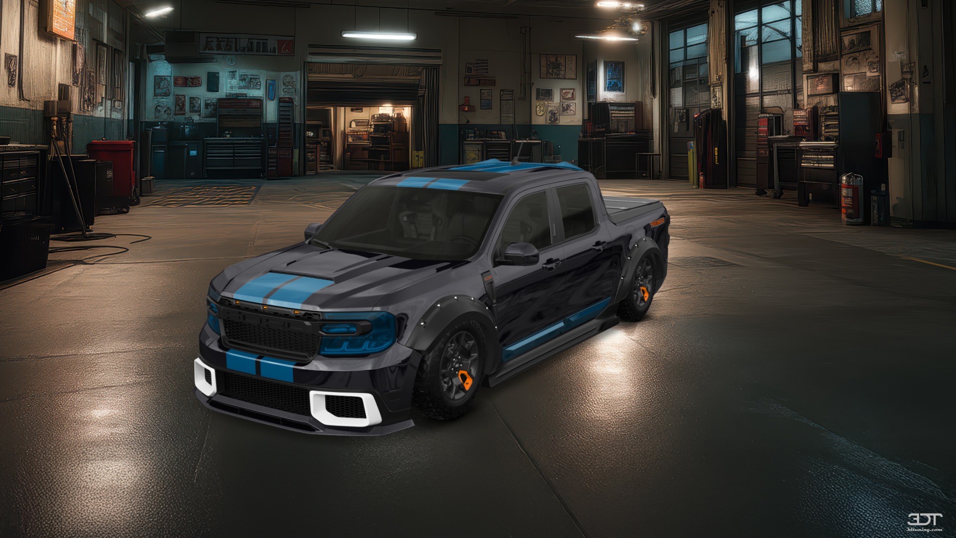 Ford Maverick 4 Door pickup truck 2022 tuning