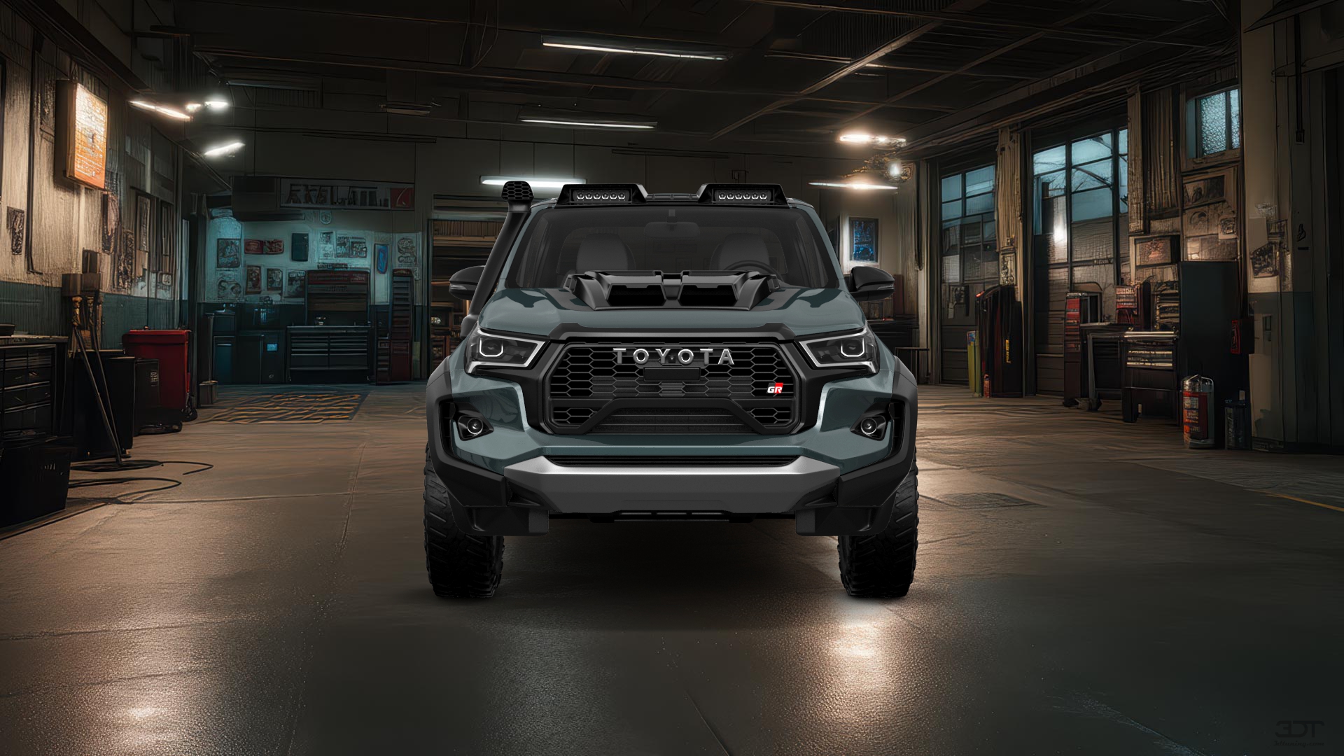Toyota Hilux Double Cab 4 Door pickup truck 2015 tuning