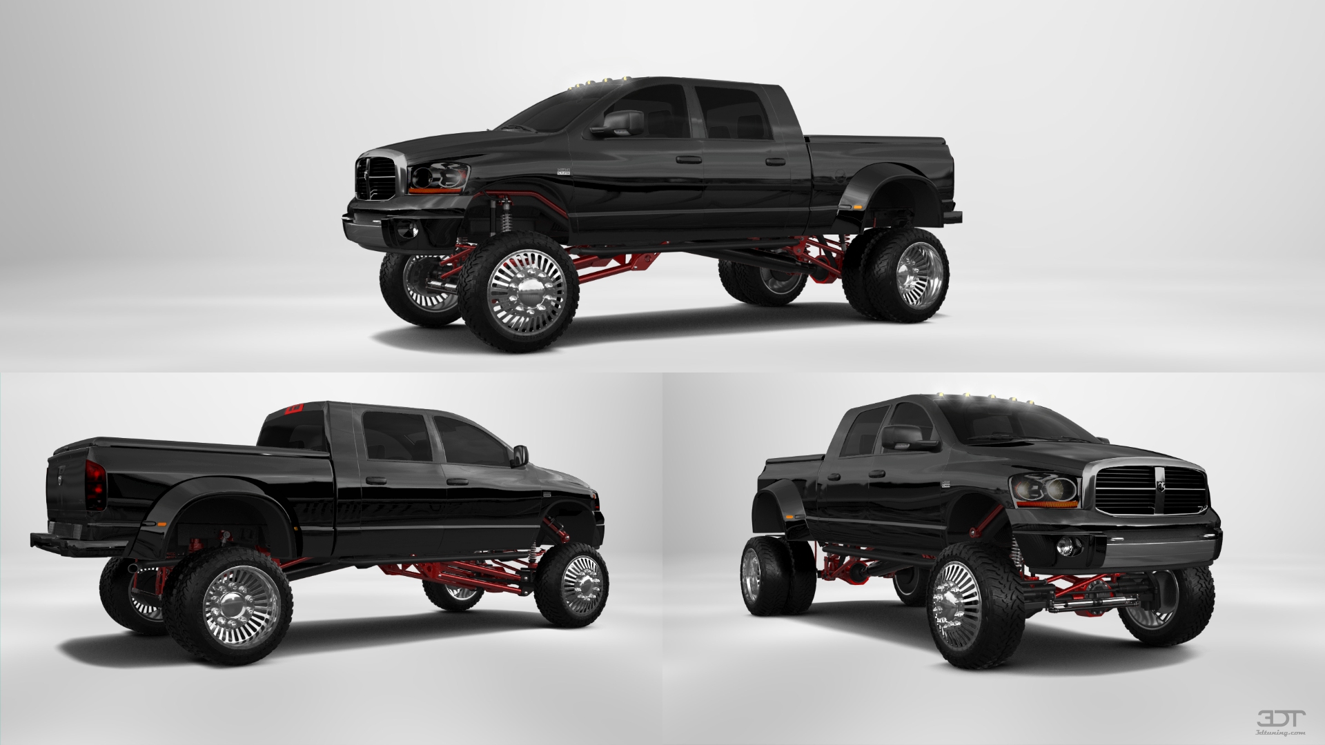 Dodge Ram 3500 Dually 4 Door pickup truck 2007