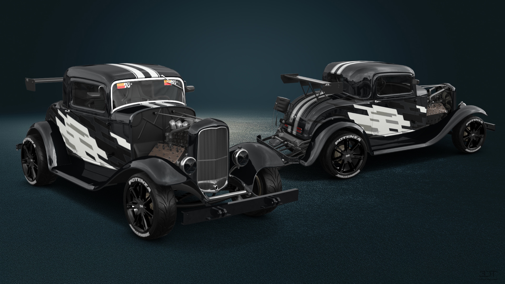 Ford Model B Deluxe 2 Door Coupe 1932 tuning