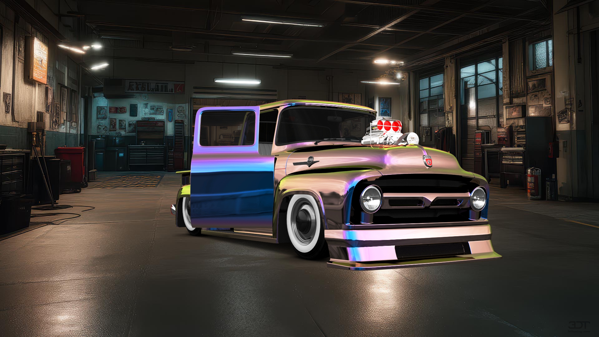 Ford F-100 2 Door truck 1956 tuning