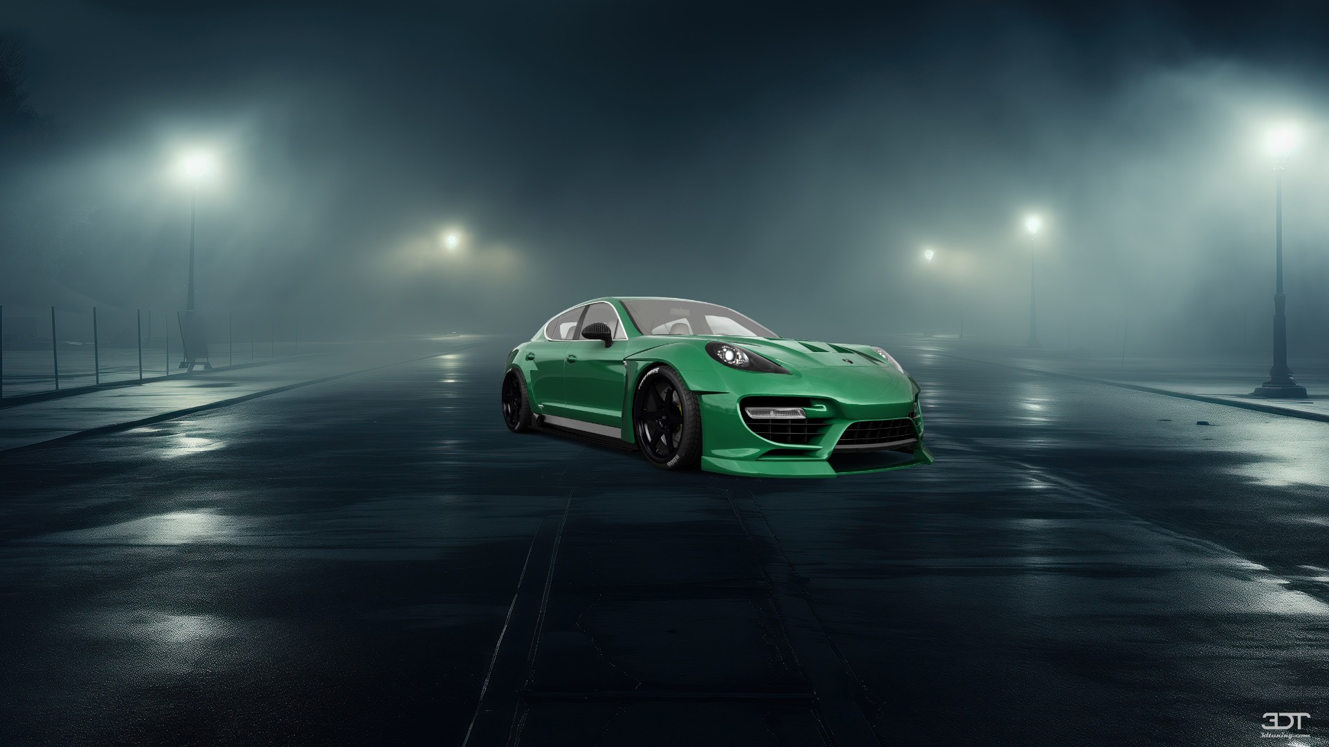 Porsche Panamera 4 door fastback saloon 2011