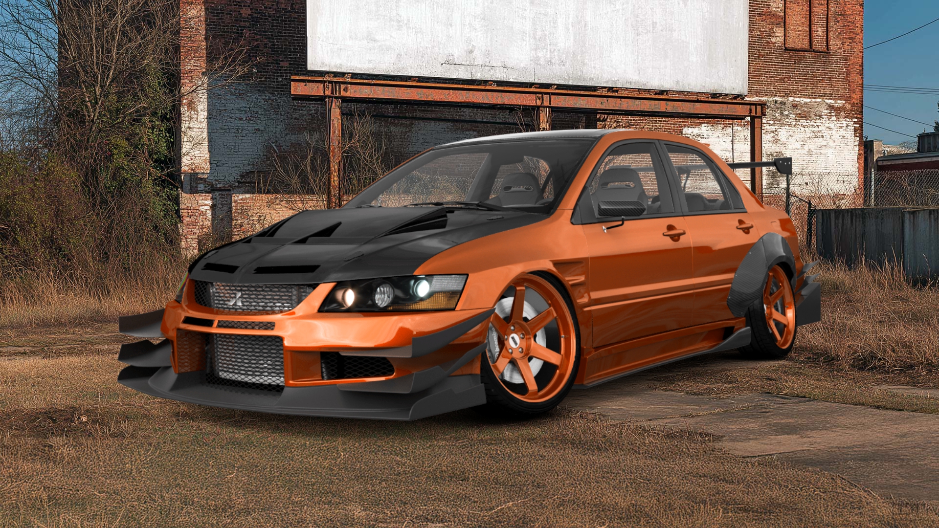 Mitsubishi Lancer Evo IX 4 Door Saloon 2005 tuning