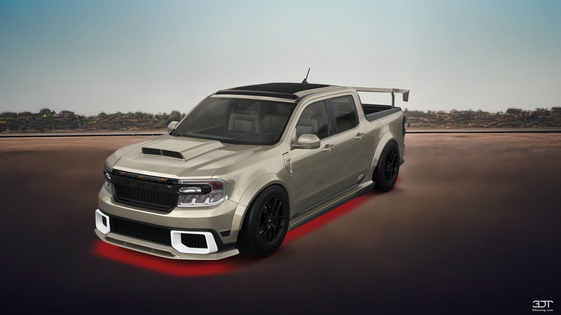 Ford Maverick 4 Door pickup truck 2022 tuning