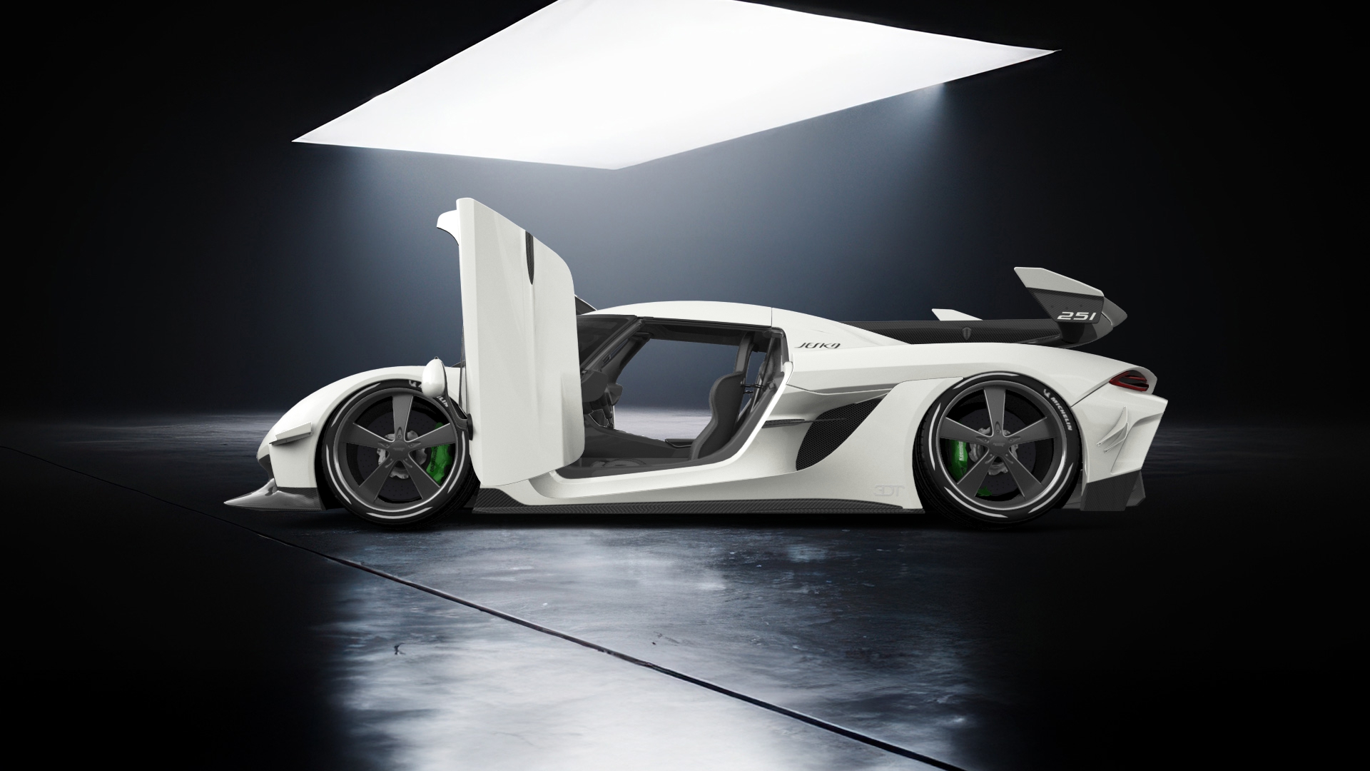 Koenigsegg Jesko 2 door targa top 2020 tuning
