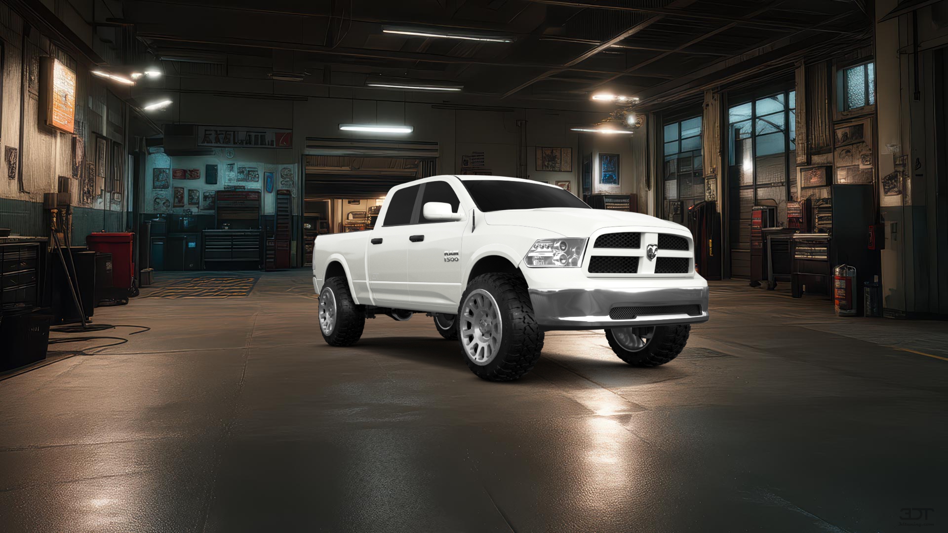 Dodge Ram 1500 Crew Cab 6.4 ft box 4 Door pickup truck 2009 tuning