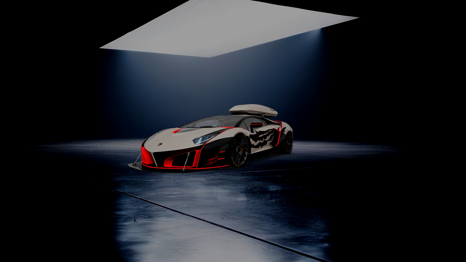 Lamborghini Aventador 2 Door Coupe 2012 tuning