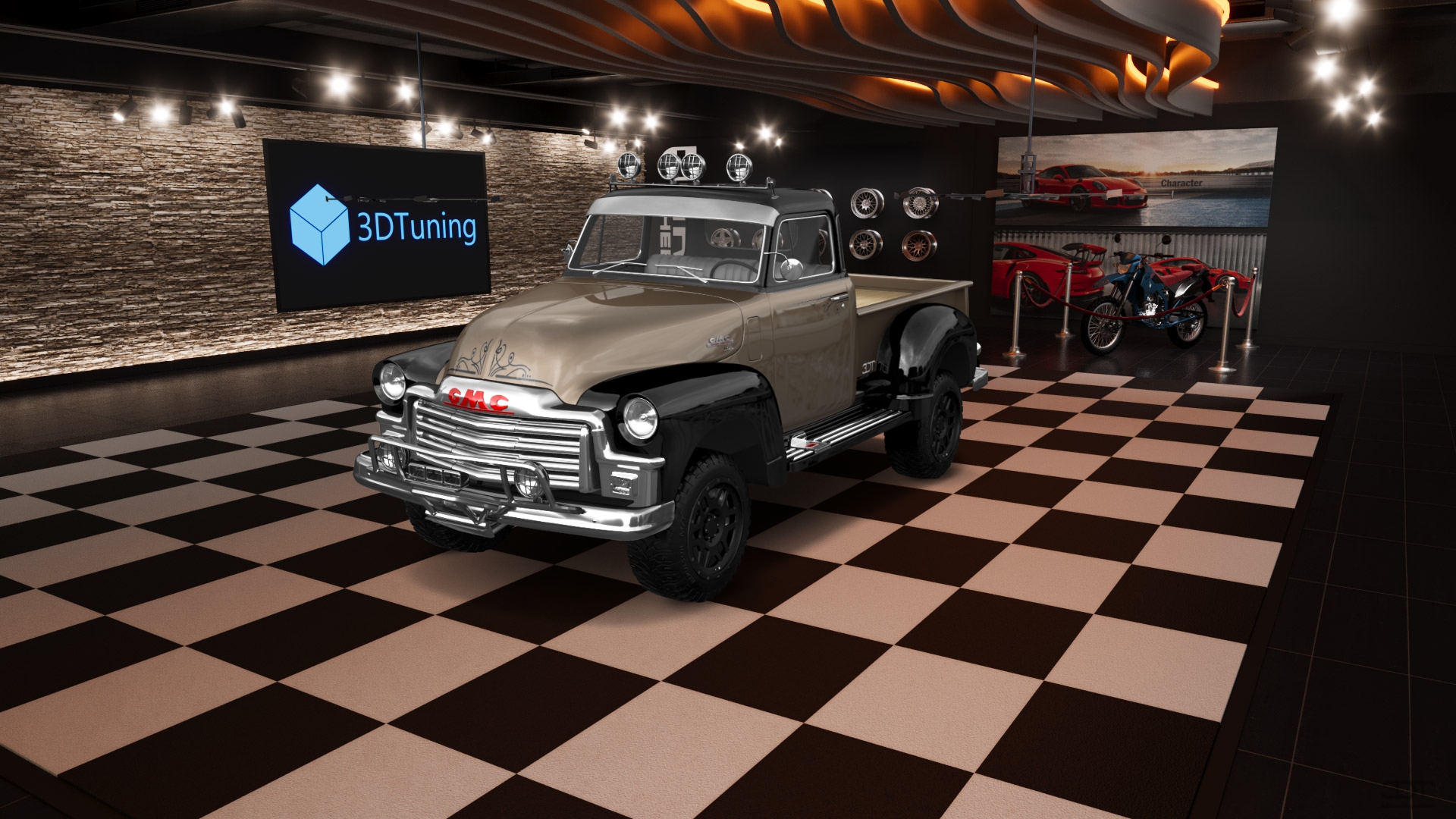 GMC 100 Stepside 2 Door pickup truck 1954